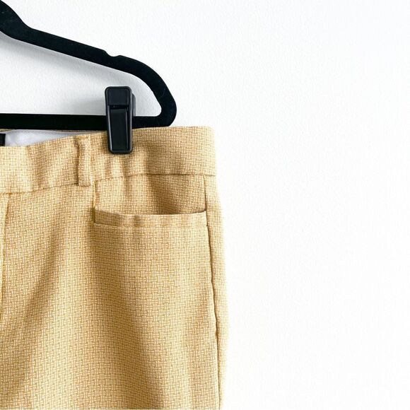 Banana Republic Pants Women's 6 Sloan Yellow Ochre Chino Trouser Dress Casual - Picture 3 of 10